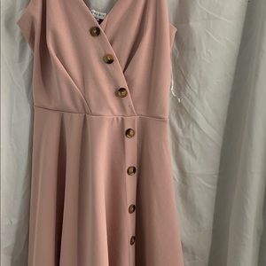 Pink purple snow dress